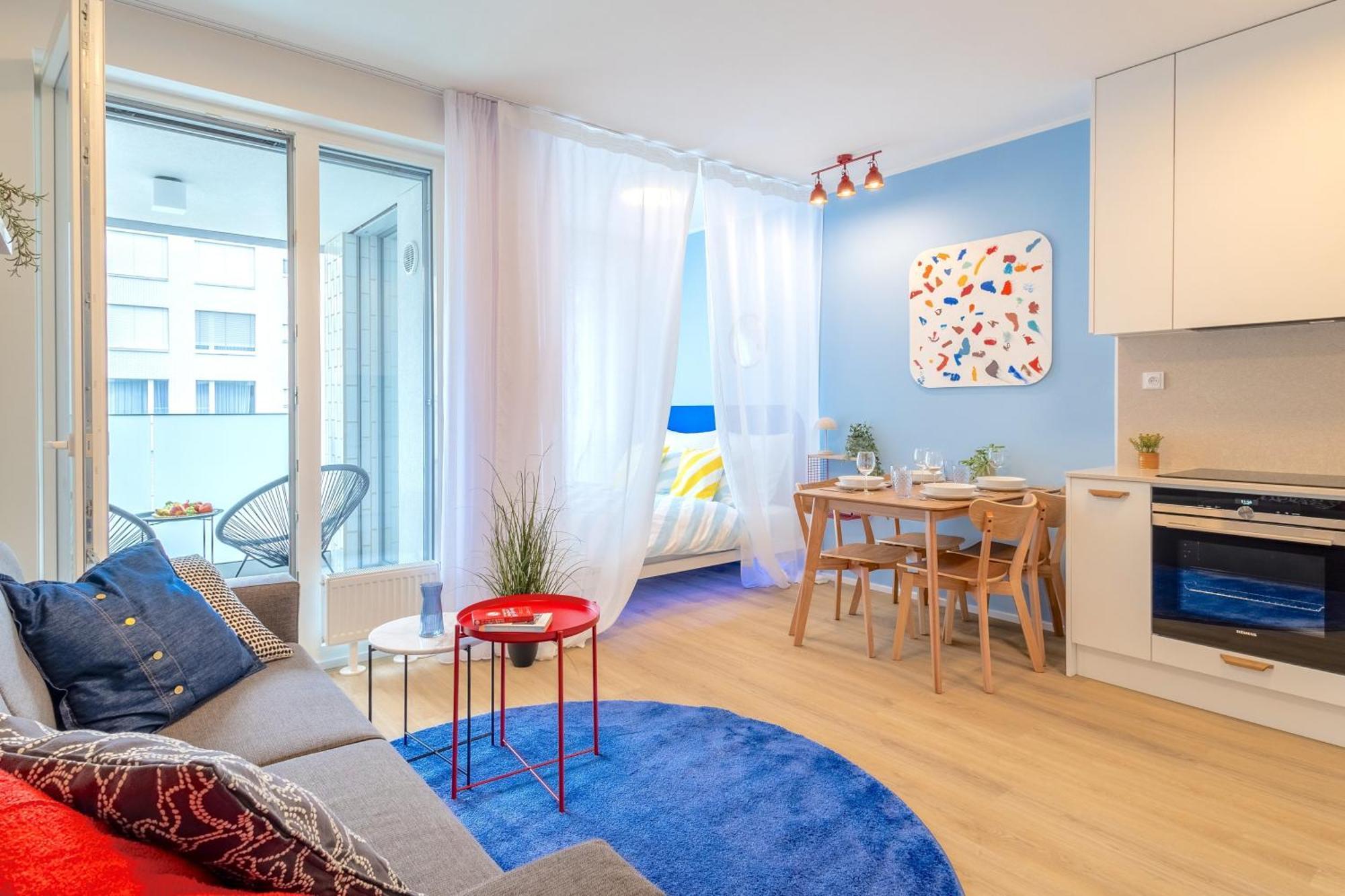 Apartment Colorful - Balcony, Free Parking, By Gravity Prague